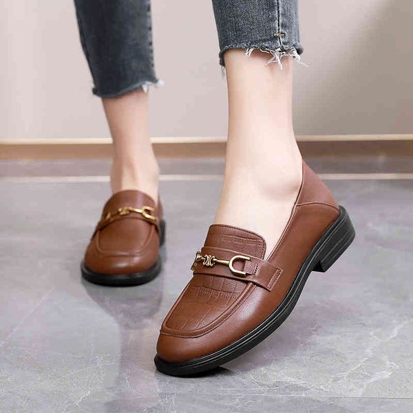 dress shoes first layer cowhide british style small leather shoes women's spring versatile thick soled large single lefu 4jsj, Black
dress shoes first layer cowhide british style small leather shoes women's spring versatile thick soled large single lefu 4jsj, Black