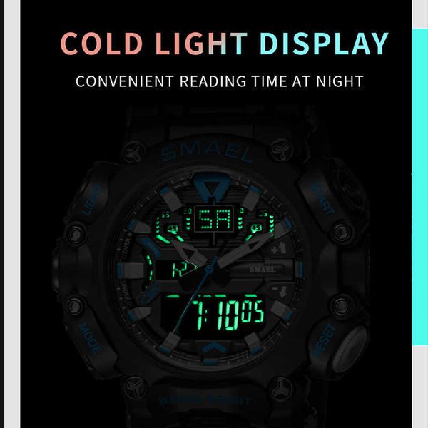 military watch sport waterproof 50m satch analog wristwatches week display alarm clock digital watches mens, Slivery;brown
military watch sport waterproof 50m satch analog wristwatches week display alarm clock digital watches mens, Slivery;brown