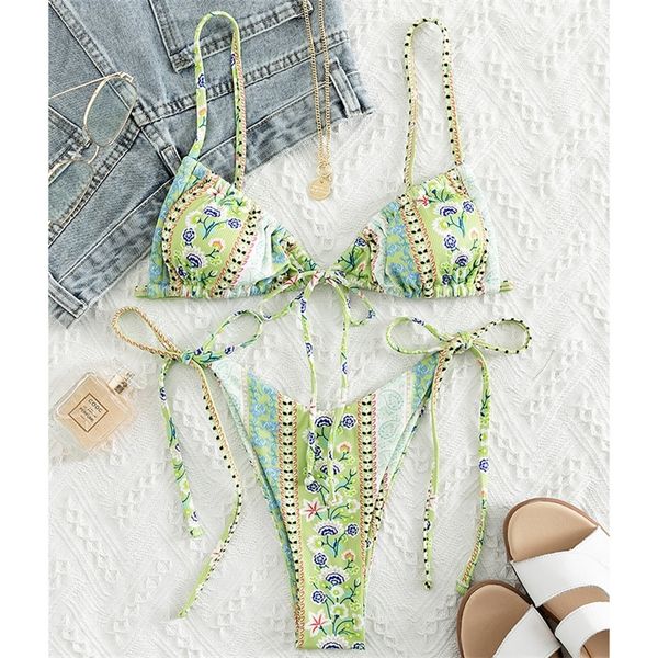 myteng floral print string bandage bikini set swimwear women summer push up bathing suit beachwear halter biqiuni swimsuit 220616, White;black
myteng floral print string bandage bikini set swimwear women summer push up bathing suit beachwear halter biqiuni swimsuit 220616, White;black