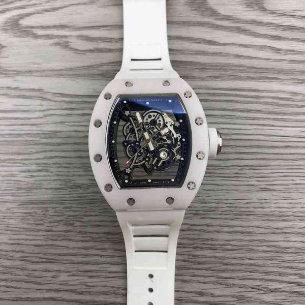 luxury mens mechanics watch richa milles mechanical watch rm055 series wine barrel r ceramic hollow out luminous tape trend versatile 8xup, Slivery;golden
luxury mens mechanics watch richa milles mechanical watch rm055 series wine barrel r ceramic hollow out luminous tape trend versatile 8xup, Slivery;golden