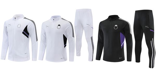 22-23 real madrids men's tracksuits logo embroidery soccer training clothing outdoor jogging shirt, Gray
22-23 real madrids men's tracksuits logo embroidery soccer training clothing outdoor jogging shirt, Gray