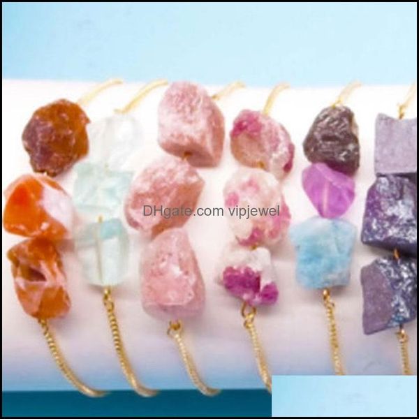 charm bracelets jewelry irregar natural crystal stone adjustable gold plated for women girl handmade party dhmsa, Golden;silver
charm bracelets jewelry irregar natural crystal stone adjustable gold plated for women girl handmade party dhmsa, Golden;silver