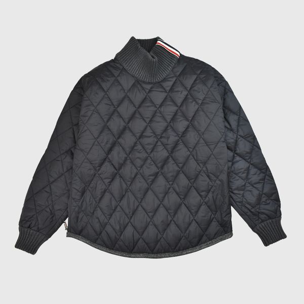 tb men's down jackets classic rwb stripe diamond lattice turtleneck cotton-padded pullovers luxury harajuku jacket, Black
tb men's down jackets classic rwb stripe diamond lattice turtleneck cotton-padded pullovers luxury harajuku jacket, Black