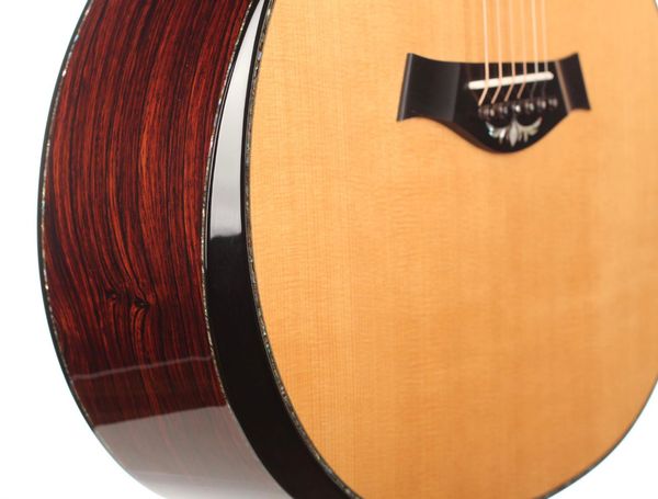 custom solid spruce acoustic guitar with arm rest all abalone binding in matte finish life tree inlay 3 knob bb band pickup
custom solid spruce acoustic guitar with arm rest all abalone binding in matte finish life tree inlay 3 knob bb band pickup