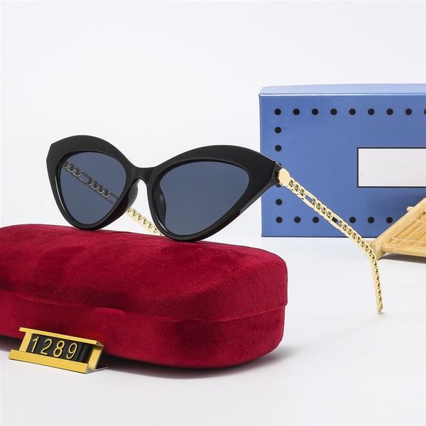 luxury sunglasses for women sun glasses 1289 fashion goggle designer uv protection cat eye frame quality come with packag264s, White;black
luxury sunglasses for women sun glasses 1289 fashion goggle designer uv protection cat eye frame quality come with packag264s, White;black