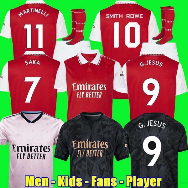 22 23 smith rowe saka soccer jerseys fans player thomas martinelli tierney 2022 2023 football shirt men kids kit sets odegaard nketiah, Black;yellow
22 23 smith rowe saka soccer jerseys fans player thomas martinelli tierney 2022 2023 football shirt men kids kit sets odegaard nketiah, Black;yellow