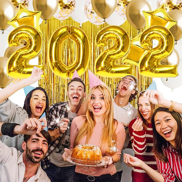 36pcs/set 2022 new year rain balloon kit gold silver metal balloons new year party decoration 32inch 2022 aluminum foil balloons
36pcs/set 2022 new year rain balloon kit gold silver metal balloons new year party decoration 32inch 2022 aluminum foil balloons