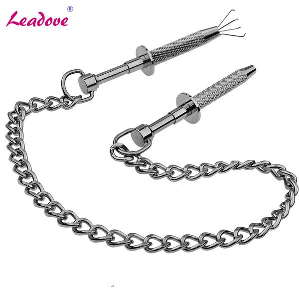 stainless steel chains paw nipple clamps toys s clips games for couples flirt women sp0188
stainless steel chains paw nipple clamps toys s clips games for couples flirt women sp0188