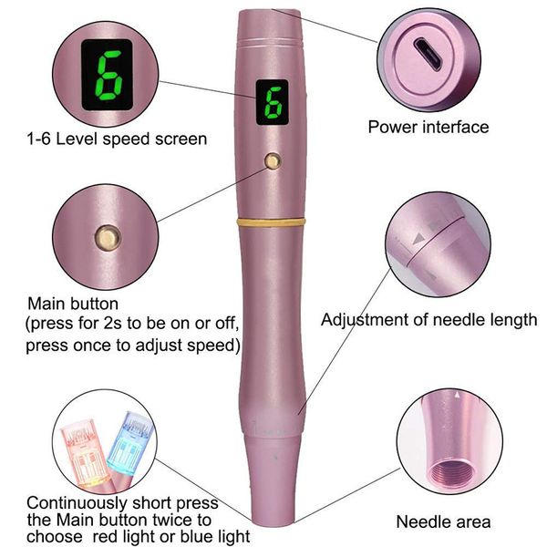professional microneedling derma pen with needles cartridge for face skin hair growth micro needling dermapen machine anti aging perfections
professional microneedling derma pen with needles cartridge for face skin hair growth micro needling dermapen machine anti aging perfections