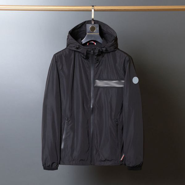 fashion mens jacket zipper thin windbreakers france brand casual hooded man solid color jackets printed outerwear, Black;brown
fashion mens jacket zipper thin windbreakers france brand casual hooded man solid color jackets printed outerwear, Black;brown