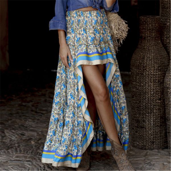 women's skirts print long skirts women bottoms elastic waist gypsy ethnic ladies skirt, Black
women's skirts print long skirts women bottoms elastic waist gypsy ethnic ladies skirt, Black