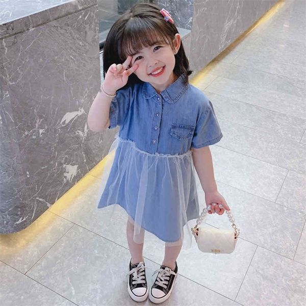 dresses for girls mesh denim dress for girls patchwork party dress for children casual style girls clothes 210412, Red;yellow
dresses for girls mesh denim dress for girls patchwork party dress for children casual style girls clothes 210412, Red;yellow