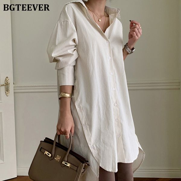 2022 spring long striped women blouses shirt female blouse full sleeve casual cotton oversized blouses female, White
2022 spring long striped women blouses shirt female blouse full sleeve casual cotton oversized blouses female, White