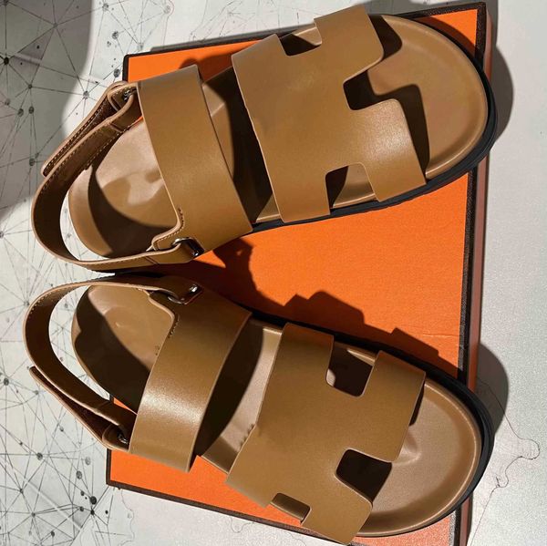 chypre sandals women men flat slippers big head leather l shoes classic velcro beach shoes brown black white size 35-44
chypre sandals women men flat slippers big head leather l shoes classic velcro beach shoes brown black white size 35-44