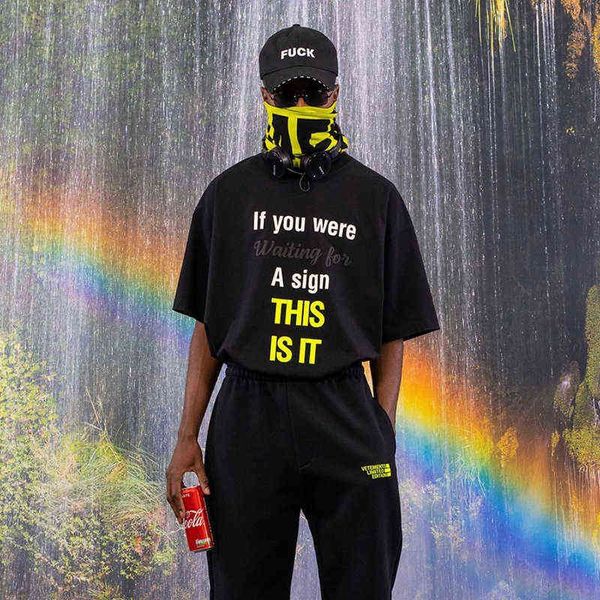 trendy vetements wittman foam lettered slogan print loose vtm short sleeve t-shirt for lovers, White;black
trendy vetements wittman foam lettered slogan print loose vtm short sleeve t-shirt for lovers, White;black