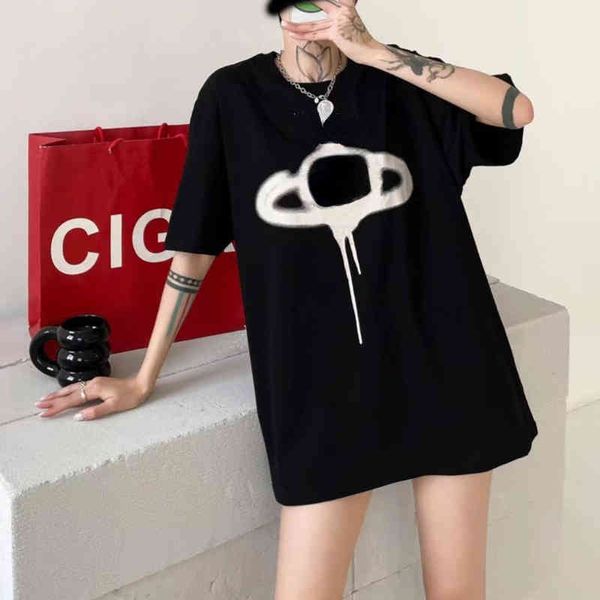designer men women tshirt tide brand vivi round neck short-sleeved t-shirt classic saturn pattern printing cotton loose tshirts summer, White;black
designer men women tshirt tide brand vivi round neck short-sleeved t-shirt classic saturn pattern printing cotton loose tshirts summer, White;black