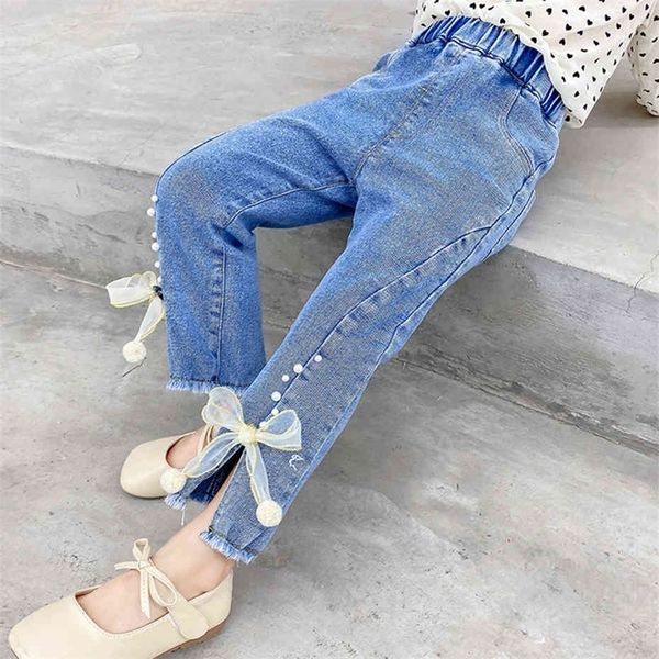 jeans for girls pearls girl jeans bow jeans infantil spring autumn girls clothes 210412, Blue
jeans for girls pearls girl jeans bow jeans infantil spring autumn girls clothes 210412, Blue