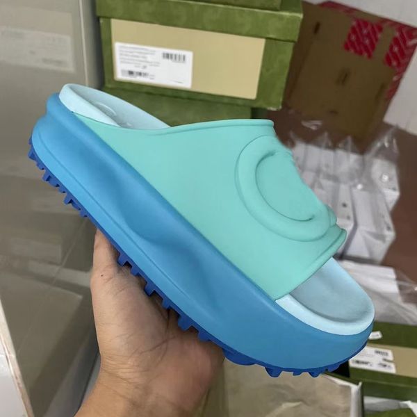 2022 designer womens sandals platform slide mens slippers rubber tpu slides flip flops vintage blue candy colors luxury summer outdoor casua, Black
2022 designer womens sandals platform slide mens slippers rubber tpu slides flip flops vintage blue candy colors luxury summer outdoor casua, Black