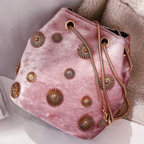 evening bags women's shoulder bucket bag elegant velvet handbag tote crossbody with golden chain strap
evening bags women's shoulder bucket bag elegant velvet handbag tote crossbody with golden chain strap