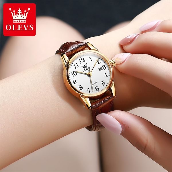 olevs brand quartz watch for women 50m waterproof gmt watche's sports leather strap men wristwtach ultrathin 220421, Slivery;golden
olevs brand quartz watch for women 50m waterproof gmt watche's sports leather strap men wristwtach ultrathin 220421, Slivery;golden