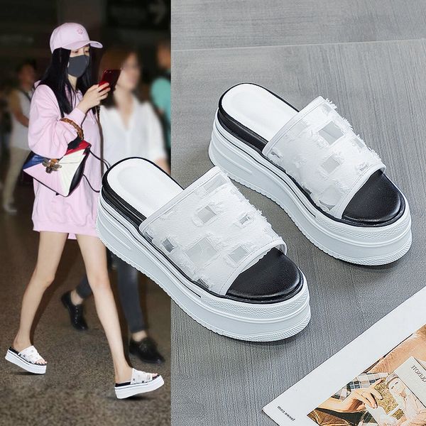 8cm platform wedge shoes summer women slippers shoes canvas breathable beach shoes 2022 fashion genuine leather, Black;yellow
8cm platform wedge shoes summer women slippers shoes canvas breathable beach shoes 2022 fashion genuine leather, Black;yellow