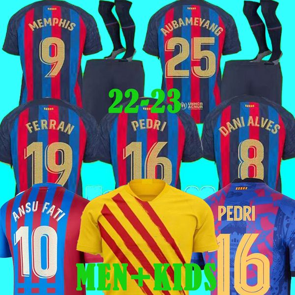 camisetas de football 2022 2023 adama auba barcelona soccer jersey ferran ansu fati 21 22 23 f. de jong dest davi alves barca memphis pedri, Black;yellow
camisetas de football 2022 2023 adama auba barcelona soccer jersey ferran ansu fati 21 22 23 f. de jong dest davi alves barca memphis pedri, Black;yellow