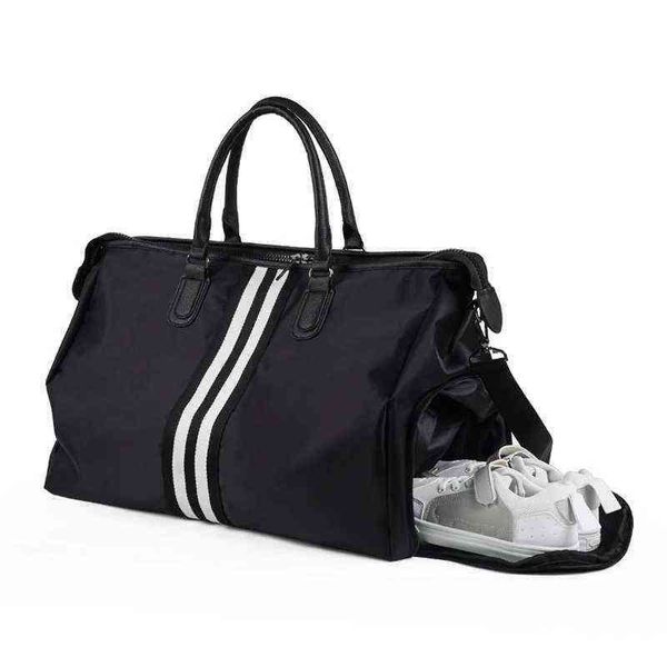 men stripe hand gym bag sports training large-capacity business trip travel luggage dry and wet separation bag 220602
men stripe hand gym bag sports training large-capacity business trip travel luggage dry and wet separation bag 220602