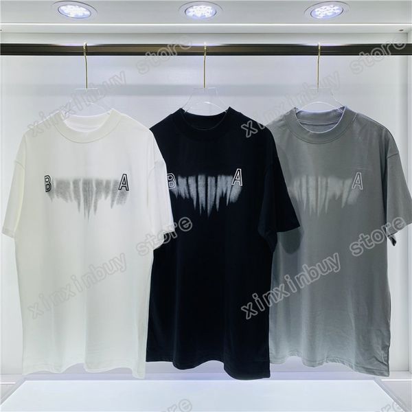 22ss men women designers t shirts tee paris paint letters cotton short sleeve crew neck streetwear black white xinxinbuy xs, White;black
22ss men women designers t shirts tee paris paint letters cotton short sleeve crew neck streetwear black white xinxinbuy xs, White;black