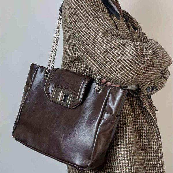 large capacity women tote bag vintage pu solid concise commute main femme korean style casual ladies shoulder bag 220622
large capacity women tote bag vintage pu solid concise commute main femme korean style casual ladies shoulder bag 220622