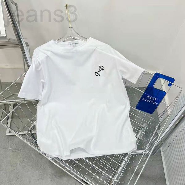 women's t-shirt designer loe plus 2022 summer chest embroidery clean round neck t-shirt for men and women simple loose short sleeves cd, White
women's t-shirt designer loe plus 2022 summer chest embroidery clean round neck t-shirt for men and women simple loose short sleeves cd, White