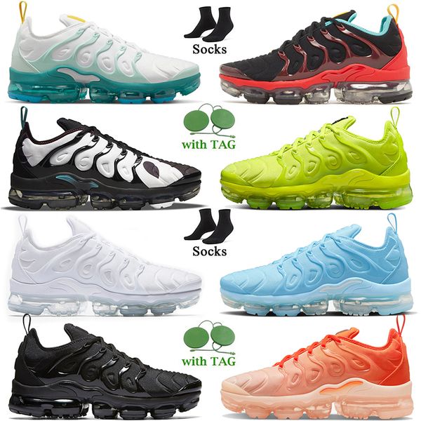 2022 vapormxs tn plus women mens running shoes big size 13 men sneakers since 1972 stained glass griffey tennis ball black white university