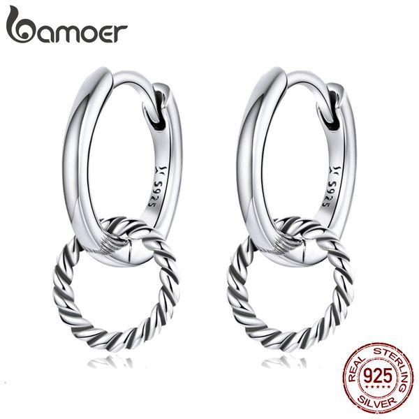 hoop huggie 925 sterling silver vintage double circle ear buckles interweave twist round earrings for women fine jewelry gift sce1199 230206, Golden;silver
hoop huggie 925 sterling silver vintage double circle ear buckles interweave twist round earrings for women fine jewelry gift sce1199 230206, Golden;silver