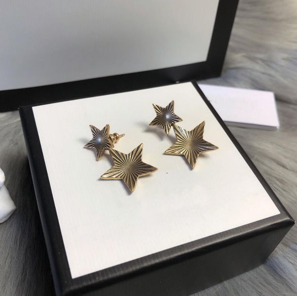 luxury designer star dangle drop earring copper famous brand pentagram earrings for women lady party lovers gift ejew, Silver
luxury designer star dangle drop earring copper famous brand pentagram earrings for women lady party lovers gift ejew, Silver