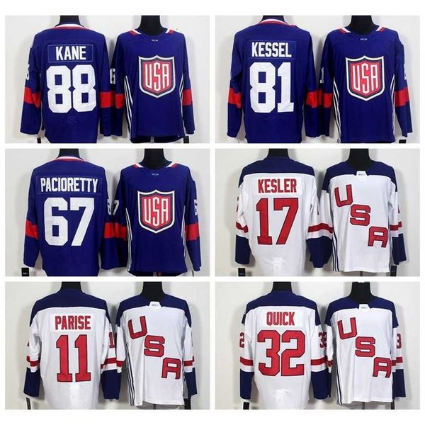 world cup 2017team usa hockey jerseys us 11zach parise 88patrick kane 81phil kessel 32jonathan quick 67max pacioretty 17ryan kesler, Black
world cup 2017team usa hockey jerseys us 11zach parise 88patrick kane 81phil kessel 32jonathan quick 67max pacioretty 17ryan kesler, Black