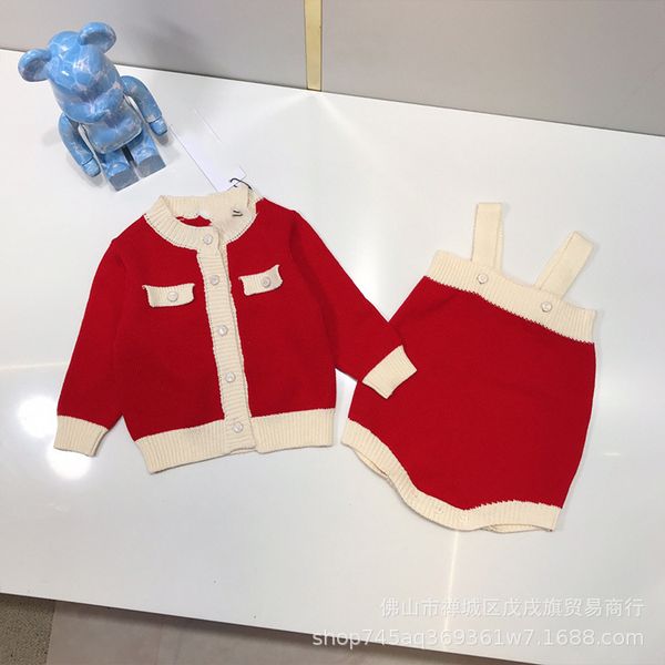 designer infant celebrity princess knitted cardigan coat bag fart suit two piece one-piece suit ha clothes climbing suit, Red;yellow
designer infant celebrity princess knitted cardigan coat bag fart suit two piece one-piece suit ha clothes climbing suit, Red;yellow