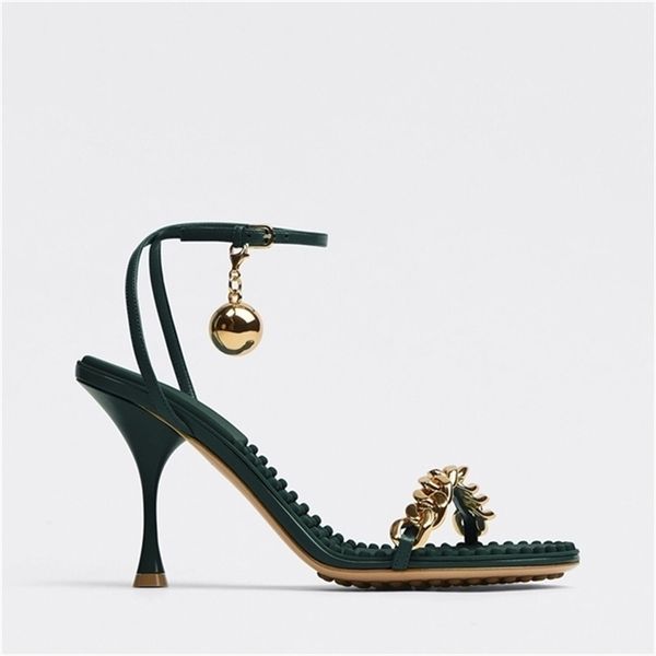 luxury brand design summer sandals women gold chain high heels buckle open toe stiletto female 220509, Black
luxury brand design summer sandals women gold chain high heels buckle open toe stiletto female 220509, Black