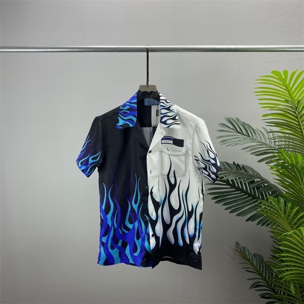 71% off 2022 summer new trendy wo clothing fashion br european pa short sleeved shirt stitching flame pattern printing and women's card, White;black
71% off 2022 summer new trendy wo clothing fashion br european pa short sleeved shirt stitching flame pattern printing and women's card, White;black