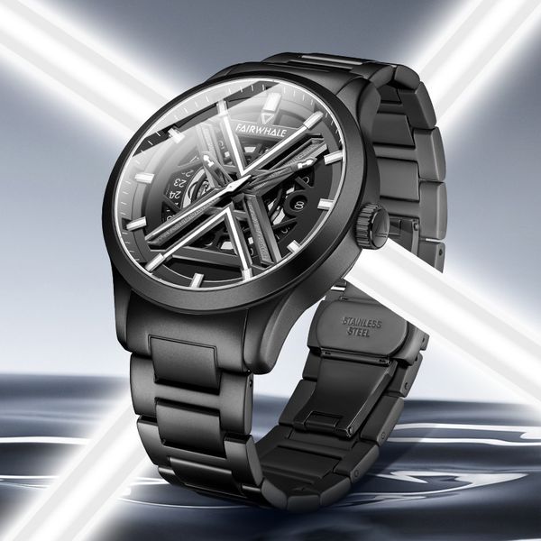 mark watch with calendar luminous waterproof fully automatic mechanical for men, Slivery;brown
mark watch with calendar luminous waterproof fully automatic mechanical for men, Slivery;brown