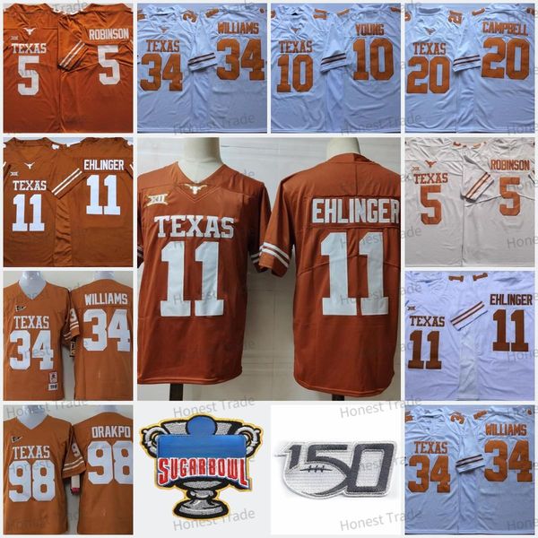 ncaa 5 bijan robinson football jersey 10 vince young 11 sam ehlinger 12 colt mccoy 20 earl campbell 34 ricky williams brian orakpo texas lon, Black
ncaa 5 bijan robinson football jersey 10 vince young 11 sam ehlinger 12 colt mccoy 20 earl campbell 34 ricky williams brian orakpo texas lon, Black