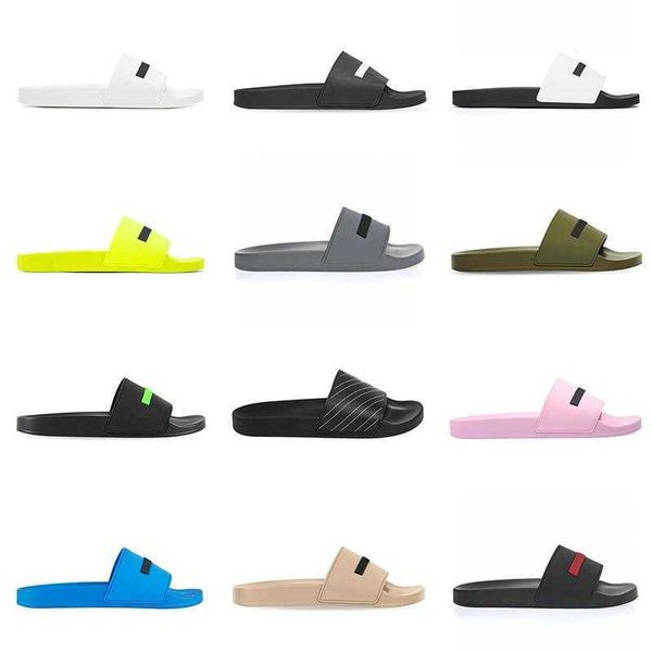 men women brand slippers platform pool slides triple white black fluo green beige blue pink grey flat sliders casual summer beach shoes outd
men women brand slippers platform pool slides triple white black fluo green beige blue pink grey flat sliders casual summer beach shoes outd