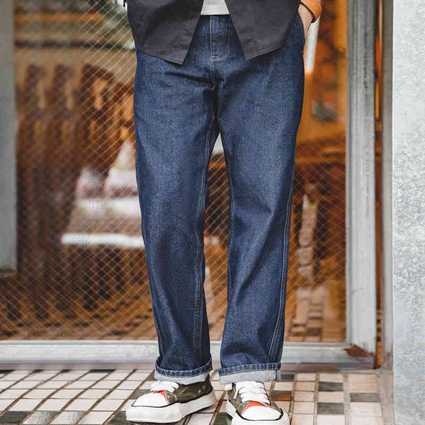 men's jeans madden work clothes tannin washed straight jeans loose middle waist wear-resistant high street ruffian handsome pants men x, Blue
men's jeans madden work clothes tannin washed straight jeans loose middle waist wear-resistant high street ruffian handsome pants men x, Blue