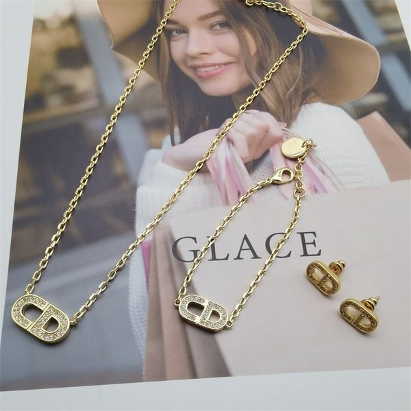 the new 74% off family pastoral fashion simple letter cd full diamond small temperament clavicle necklace bracelet earrings women, Silver
the new 74% off family pastoral fashion simple letter cd full diamond small temperament clavicle necklace bracelet earrings women, Silver
