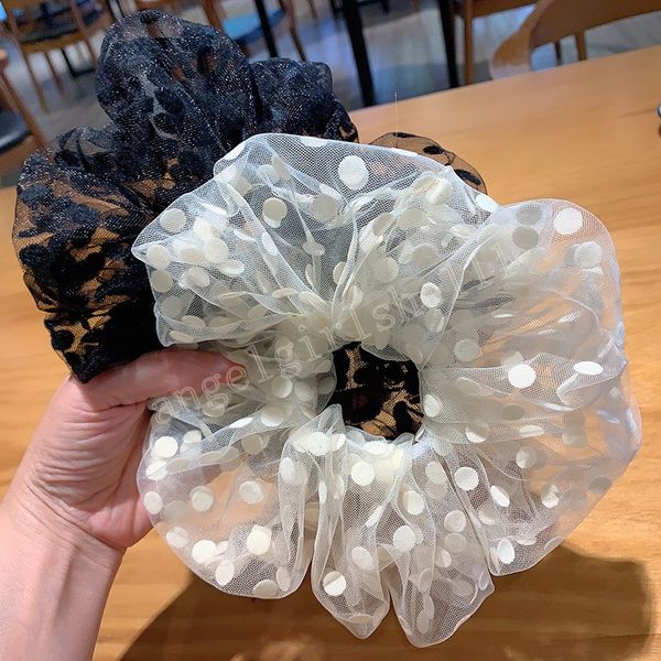 oversized mesh scrunchies organza polka dot hair ties rope elastic hair band women girls ponytail holder hair accessories, Slivery;white
oversized mesh scrunchies organza polka dot hair ties rope elastic hair band women girls ponytail holder hair accessories, Slivery;white