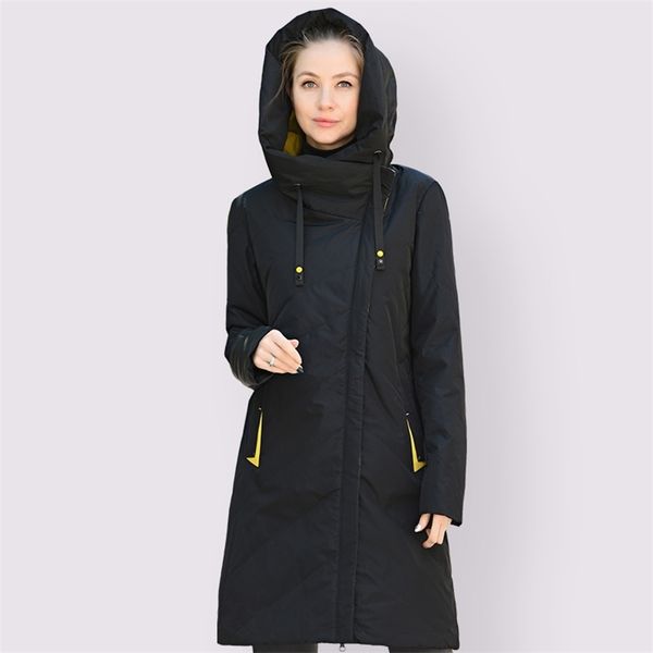 designer spring autumn womens parkas women thin cotton jacket long windproof stylish hooded coat plus size outwear lj201127, Black
designer spring autumn womens parkas women thin cotton jacket long windproof stylish hooded coat plus size outwear lj201127, Black