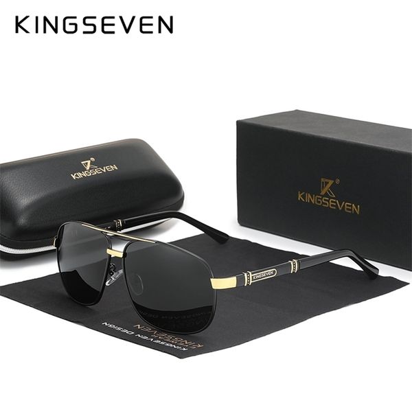 kingseven fashion men's sunglasses polarized uv400 protection driving sun glasses male d sol n7621 220511, White;black
kingseven fashion men's sunglasses polarized uv400 protection driving sun glasses male d sol n7621 220511, White;black