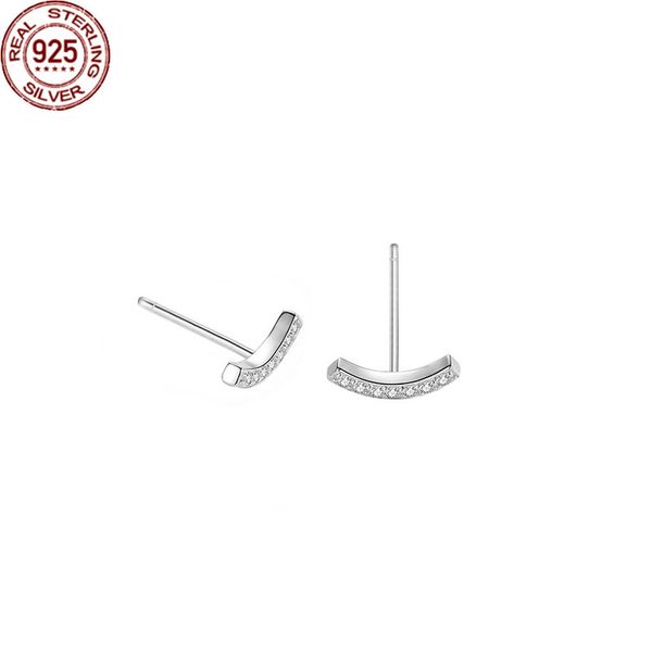 new arrival s925 silver smile earrings charm inlaid with full zircon female fashion moon crescent korean version student accessories, Golden
new arrival s925 silver smile earrings charm inlaid with full zircon female fashion moon crescent korean version student accessories, Golden