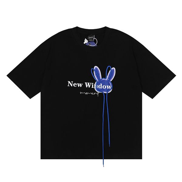 original letter print short sleeve t shirts male and female cotton round neck summer tees, Black;brown
original letter print short sleeve t shirts male and female cotton round neck summer tees, Black;brown