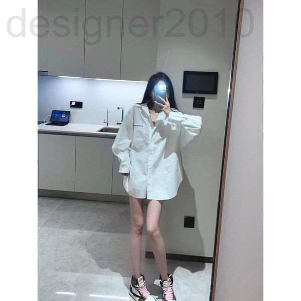 women's polos designer chaopai 22 early spring new design feeling diamond loose shirt women's medium long white sleeved sx3j
women's polos designer chaopai 22 early spring new design feeling diamond loose shirt women's medium long white sleeved sx3j