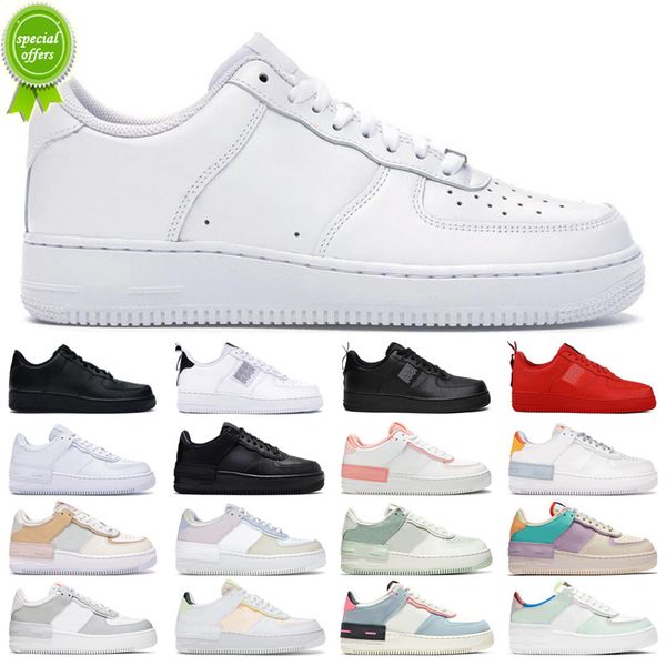men women 1 low casual shoes platform sneakers classic triple white black mens trainers sport shoe size 36-45
men women 1 low casual shoes platform sneakers classic triple white black mens trainers sport shoe size 36-45