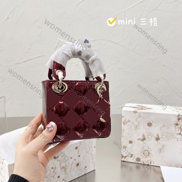luxury designer mini bag beautiful women rhombus shoulder bags ladies purse patent leather portable coin purse
luxury designer mini bag beautiful women rhombus shoulder bags ladies purse patent leather portable coin purse